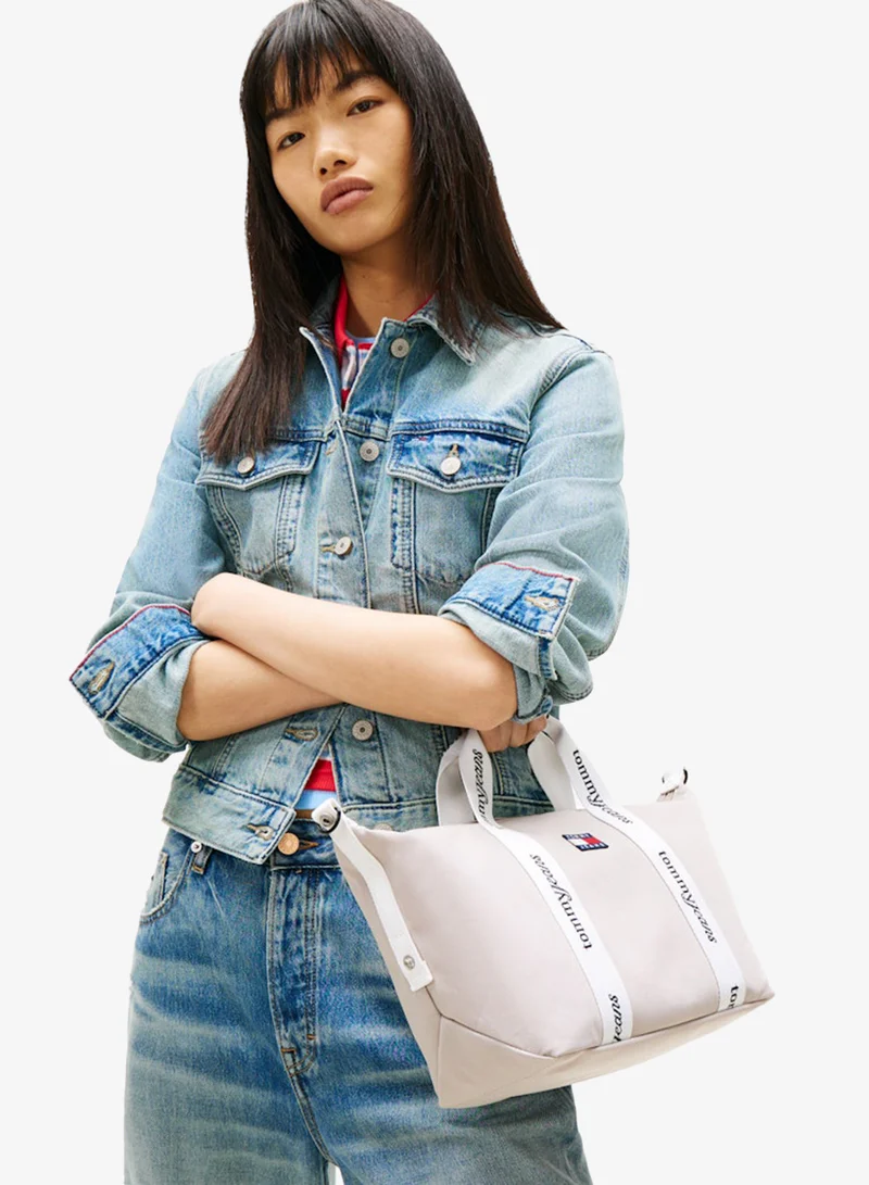 TOMMY JEANS  Essential Repeat Logo Crossbody Tote Bag for Women | Best Price UAE
